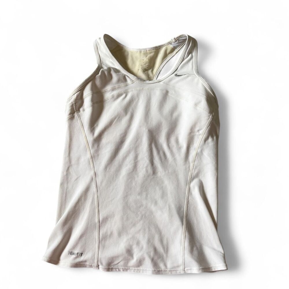 Nike Women's White and Grey Vest